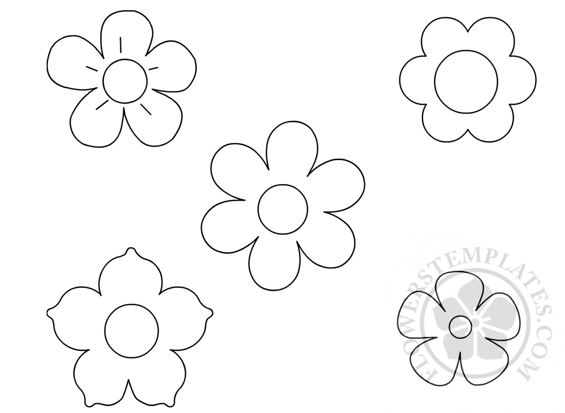 small flowers template flowers templates